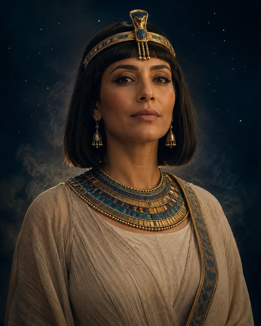 Artistic portrait representing Marcia's ancient Egyptian spirit guide